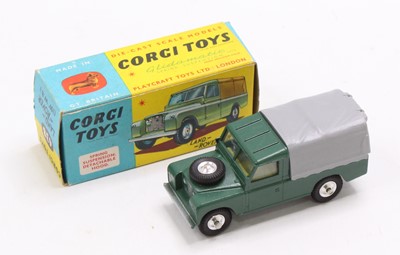 A small collection of Corgi Toys farm vehicles and accessories, comprising  a No. 54 Fordson 'Po