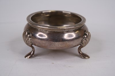 Lot 282 - A pair of Victorian silver open salts of squat...