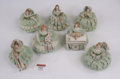 Lot 222 - A collection of Irish Dresden porcelain Celtic...