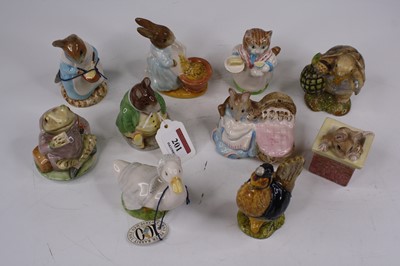 Lot 201 - A collection of Royal Albert Beatrix Potter...