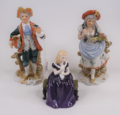 Lot 210 - A Royal Doulton figure 'Affection', height...