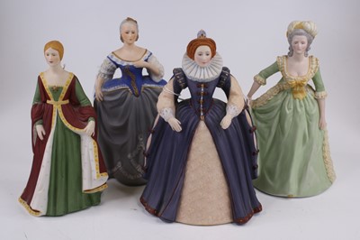 Lot 215 - Four Franklin porcelain figures to inlcude...