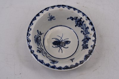 Lot 223 - An 18th century Lowestoft porcelain patty pan,...