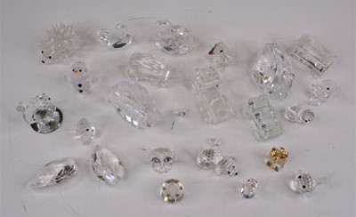 Lot 199 - A collection of Swarovski crystal miniature...