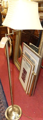 Lot 1206 - A contemporary brushed metal single branch arm...