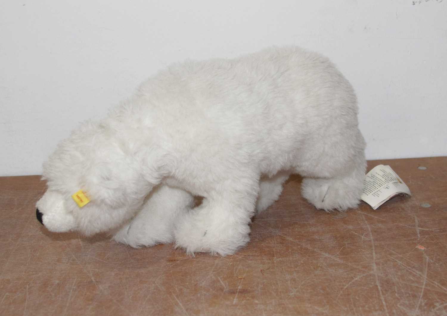 Lot 556 - A Steiff polar bear, having glass eyes, approx...