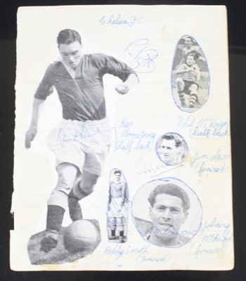 Lot 403 - A mid-20th century autograph album, the...