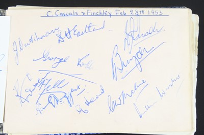 Lot 403 - A mid-20th century autograph album, the...