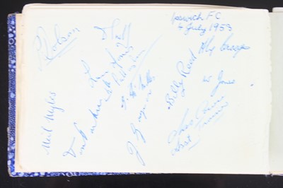 Lot 403 - A mid-20th century autograph album, the...