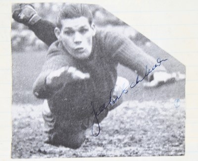 Lot 403 - A mid-20th century autograph album, the...