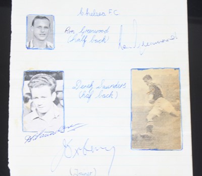 Lot 403 - A mid-20th century autograph album, the...