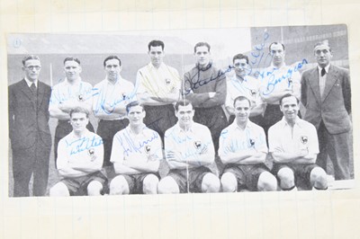 Lot 403 - A mid-20th century autograph album, the...