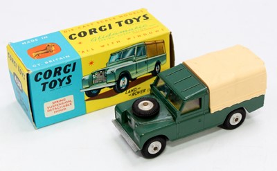 Lot 1286 - Corgi Toys No. 438 Land Rover 109WB comprising...