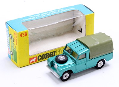 Lot 1289 - Corgi Toys No. 438 Land Rover 109WB comprising...