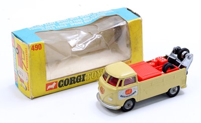 Lot 1313 - Corgi Toys No. 490 Volkswagen Transporter...