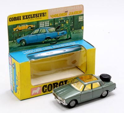 Lot 1255 - Corgi Toys No. 275 Rover 2000TC, green body,...