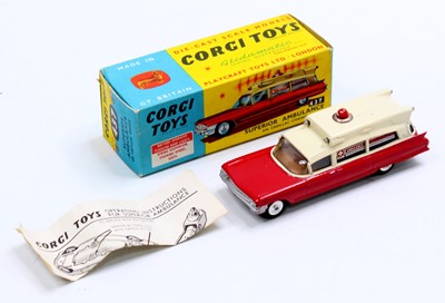 Lot 1330 - Corgi Toys No. 437 Superior Ambulance on...