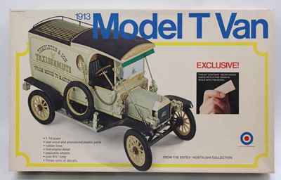 Lot 696 - An Entex 1/16 scale plastic, wood and rubber...