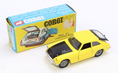 Lot 1248 - Corgi Toys No. 345 MGC GT competition model...