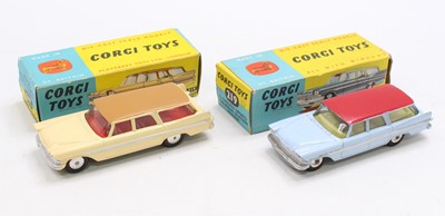 Lot 1349 - Corgi Toys boxed diecast group, 2 examples...