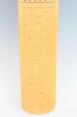 Lot 363 - An AMS England cricket shirt with Tetley...