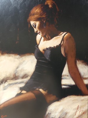 Lot 1257 - Fabian Perez (b.1967) - Medias Negras IV,...