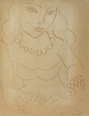 Lot 1291 - Henri Matisse (1869-1954) - Portrait de Femme...