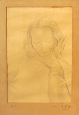 Lot 1293 - Clara Klinghoffer (1900-1972) - Leah, pastel...