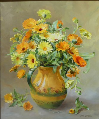 Lot 1306 - Anne Cotterill (1933-2010) - Marigolds in a...