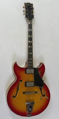 Lot 257 - A 1960's Shaftesbury model 3264 hollow body...