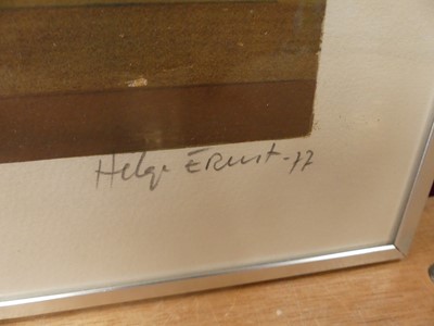 Lot 1319 - Helge Ernst (1916-1991) - Abstract still life,...