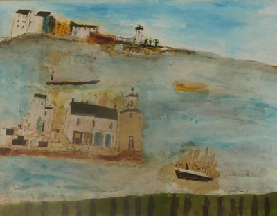 Lot 1284 - Leo McDowell (1936-2011) - Harbourside with...