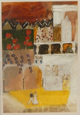 Lot 1287 - Leo McDowell (1936-2011) - Couple in Morocco,...