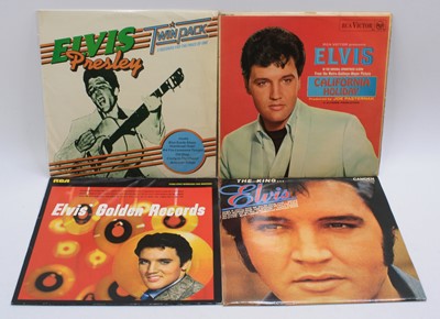 Lot 96 - Elvis Presley, a collection of twenty LP's and...