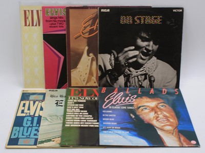 Lot 96 - Elvis Presley, a collection of twenty LP's and...