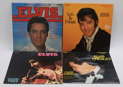 Lot 96 - Elvis Presley, a collection of twenty LP's and...