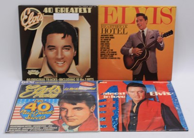 Lot 96 - Elvis Presley, a collection of twenty LP's and...