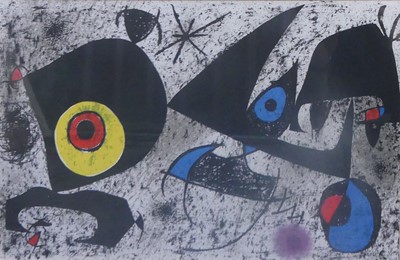 Lot 1325 - After Joan Miro (1893-1983) - Homage to Miro,...