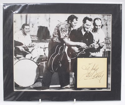 Lot 204 - Bill Haley and His Comets, a 20 x 25cm black...