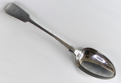 Lot 2150 - A Victorian silver serving spoon, in the...