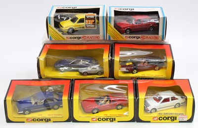 Lot 1411 - Corgi Toys window box group of 7, with...