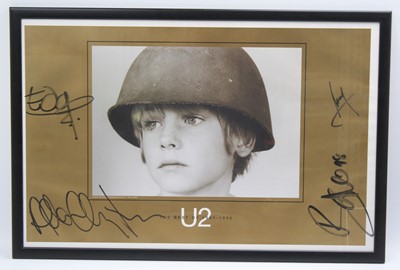 Lot 157 - U2, a promotional poster for the 1998 release...
