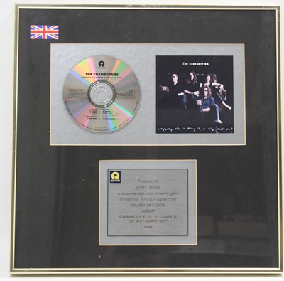 Lot 153 - The Cranberries, a presentation CD for the...