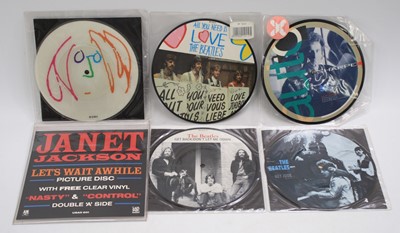 Lot 105 - A collection of assorted picture discs to...