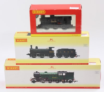 Lot 517 - Three Hornby LNER locos: R3230 0-6-0 loco &...