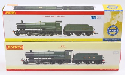 Lot 518 - Two Hornby 2-8-0 GWR locos & tenders, DCC...