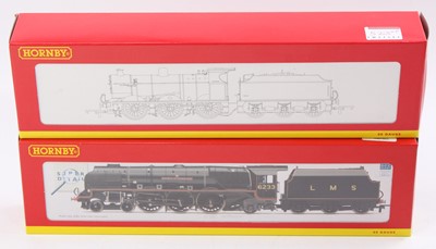 Lot 523 - Two Hornby LMS locos & tenders, DCC ready:...