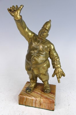 Lot 1210 - An early 20th century novelty gilt bronze...