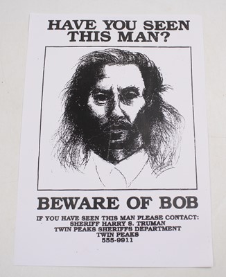 Lot 524 - Twin Peaks, a prop poster "Have You Seen This...