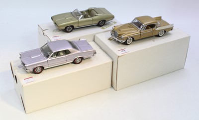 Lot 884 - A collection of three Danbury Mi9nt 1/24 scale...